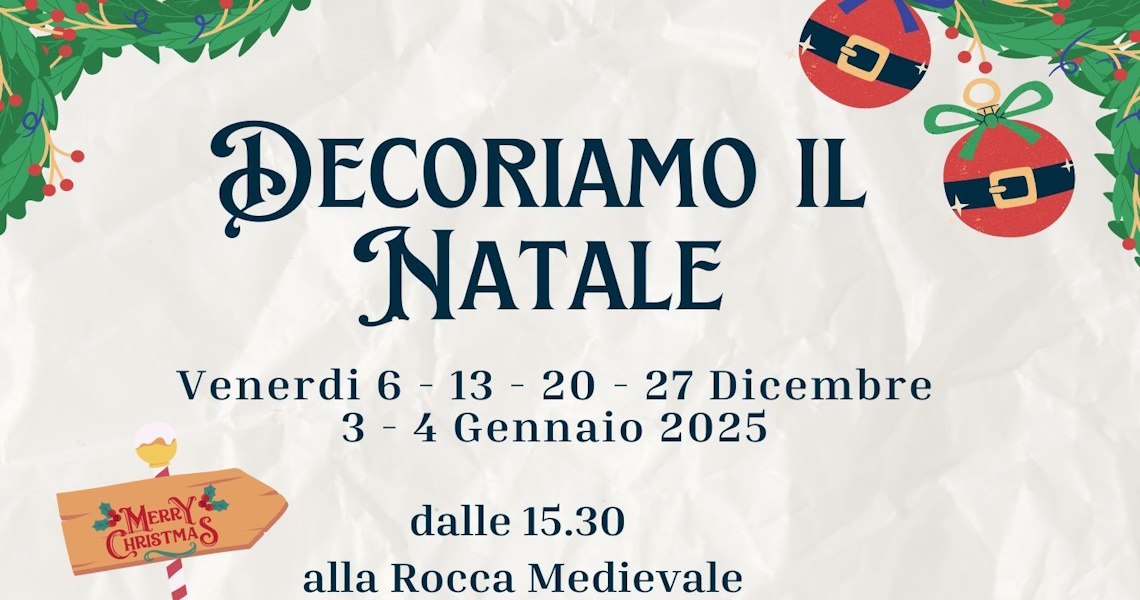 playbill Decoriamo il Natale - Città della Pieve